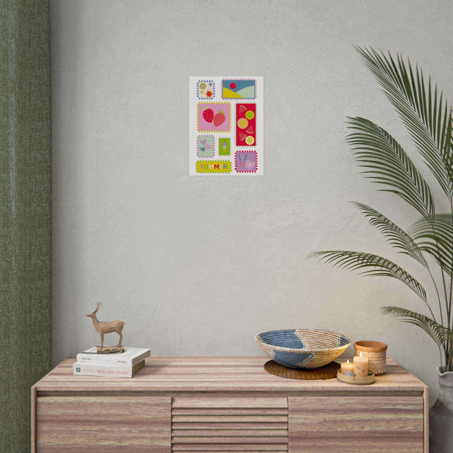 Affiche « Summer Stamps »