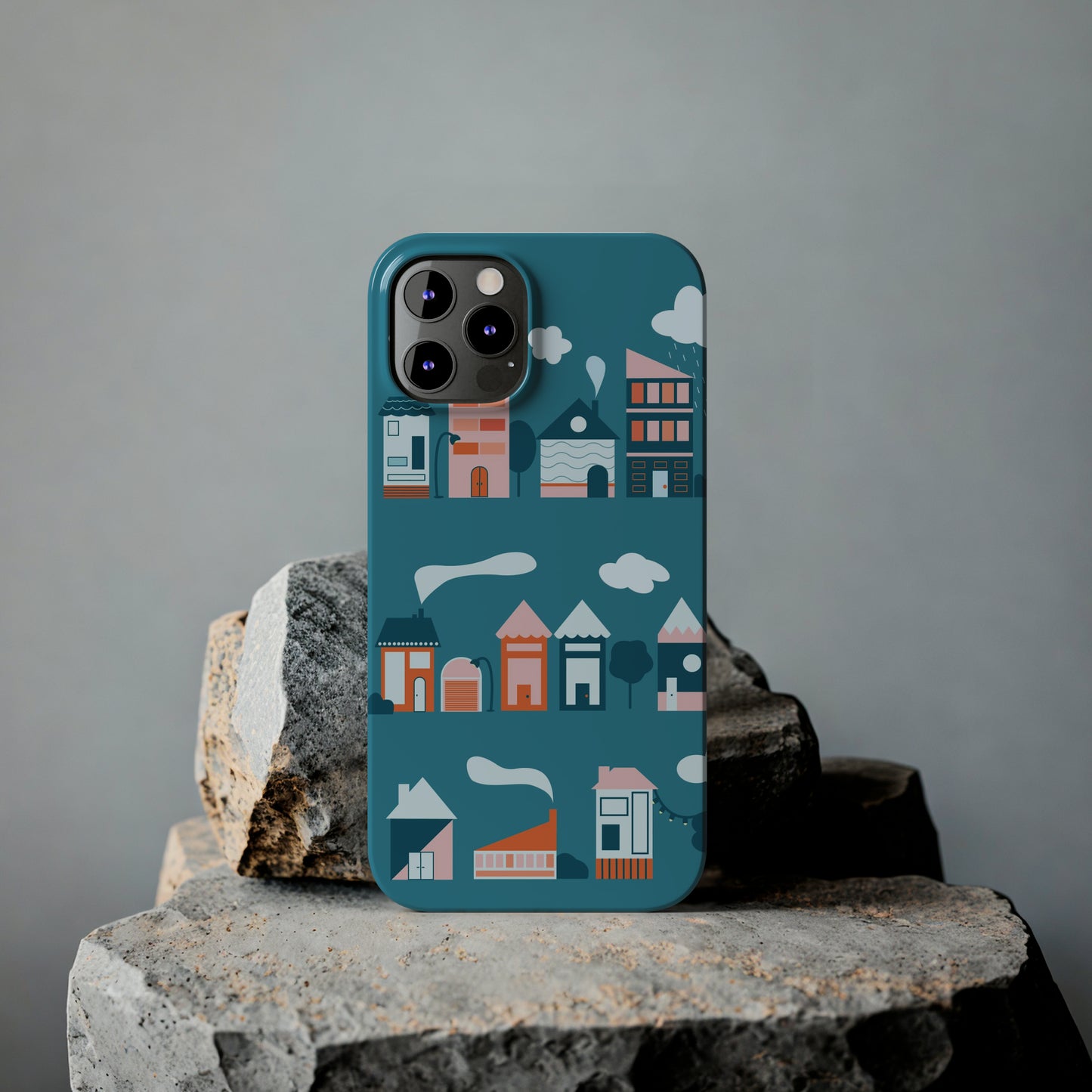 Coque pour téléphone « Blue Village »