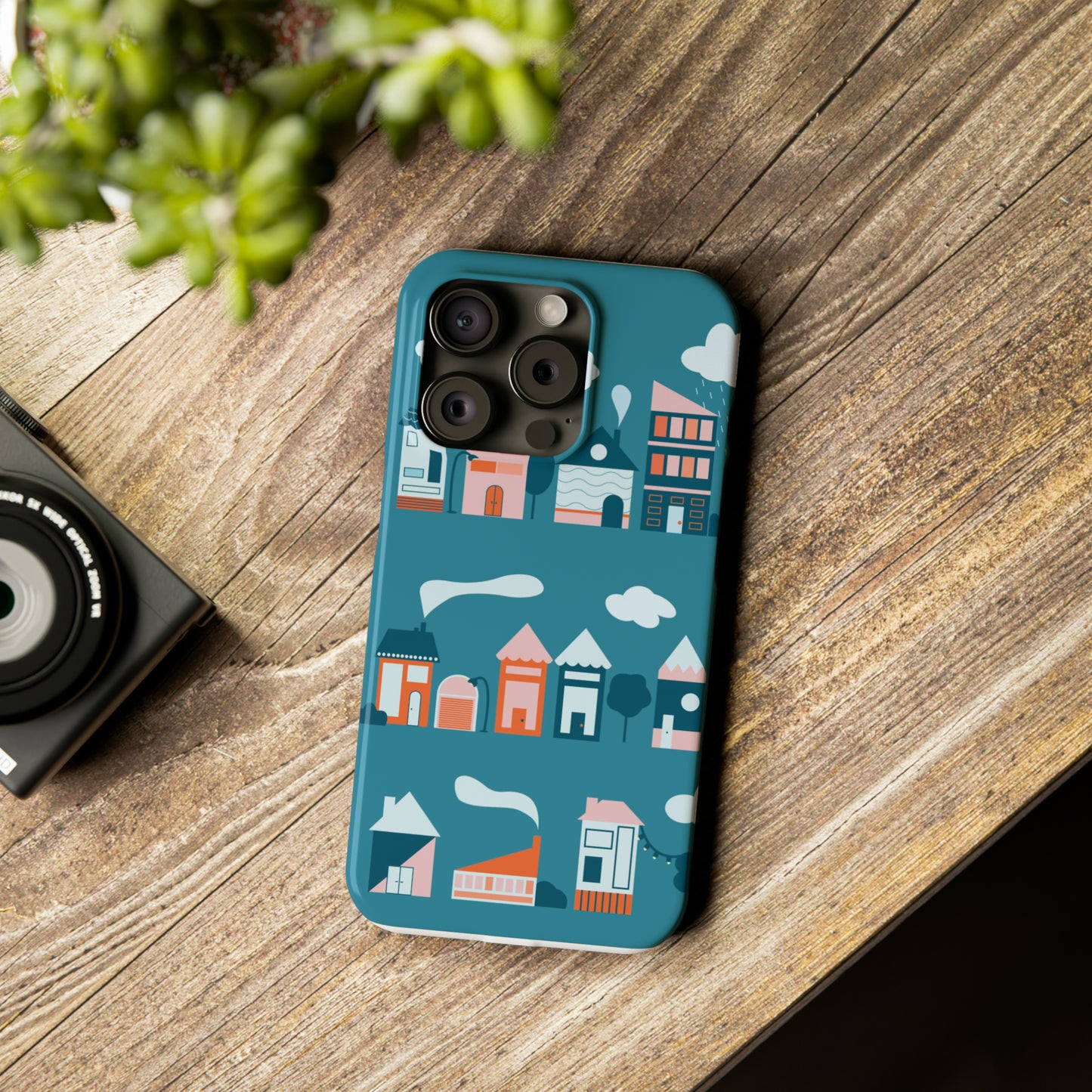 Coque pour téléphone « Blue Village »