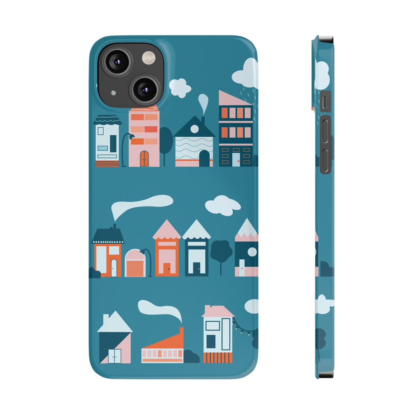 Coque pour téléphone « Blue Village »