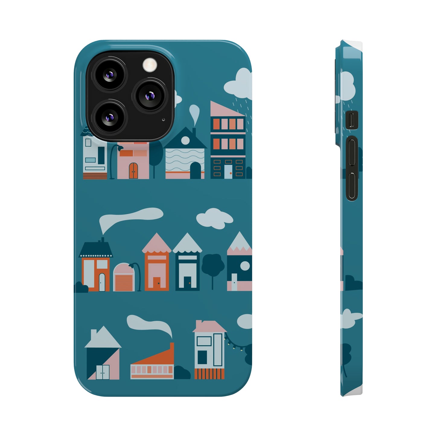 Coque pour téléphone « Blue Village »