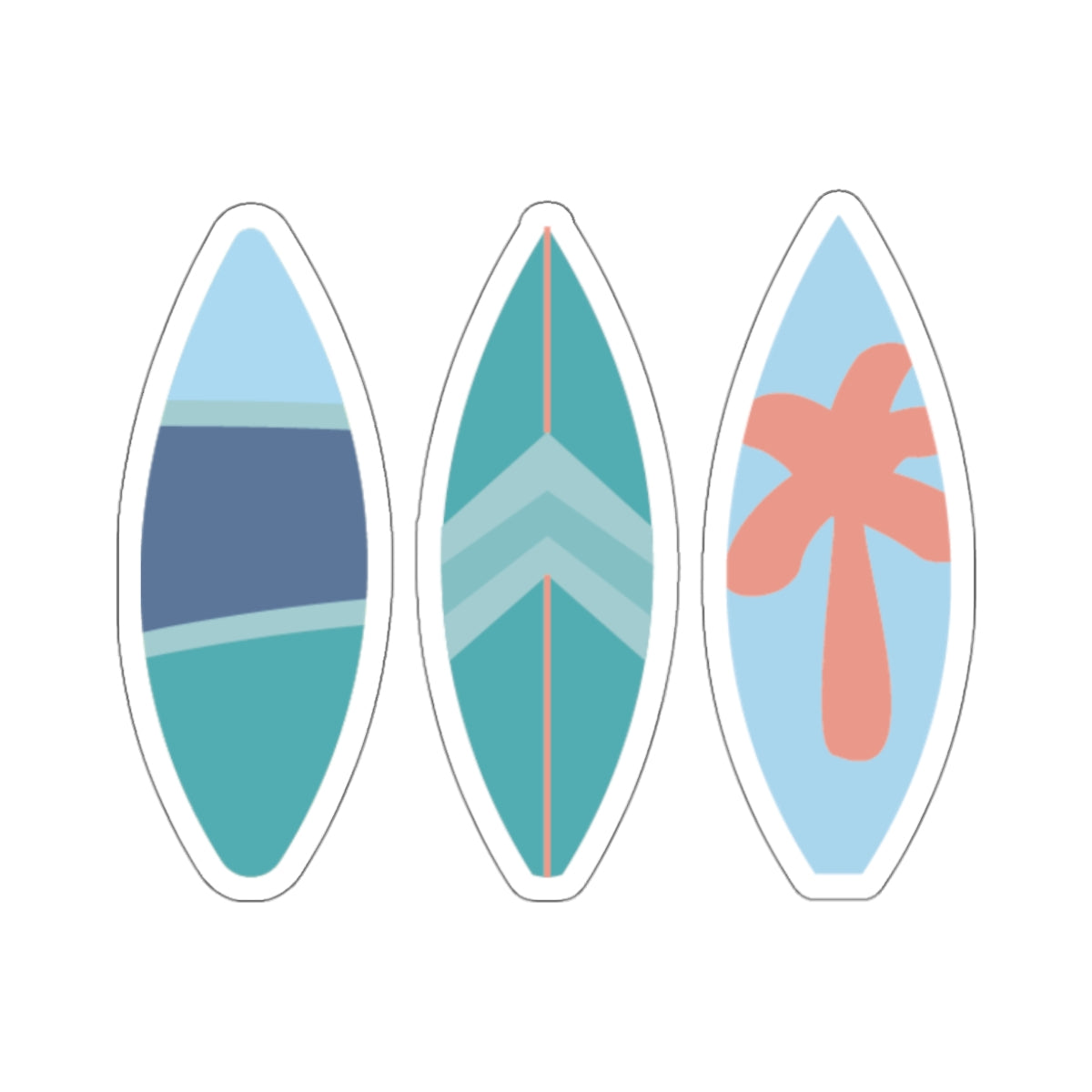 Autocollant « Surfin’ the waves »