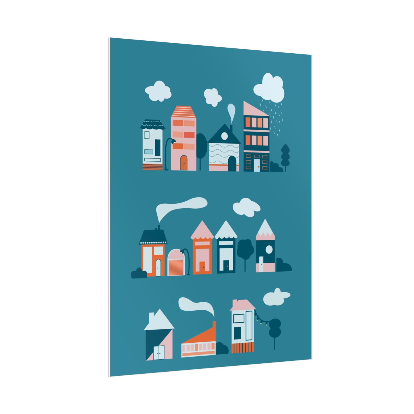 Affiche « Blue Village »