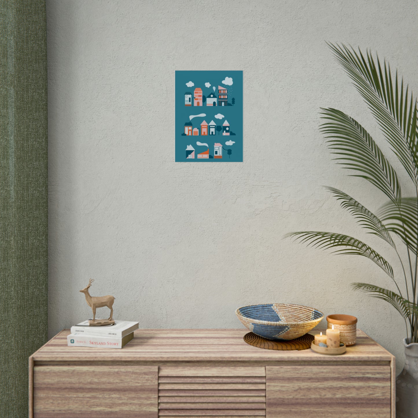 Affiche « Blue Village »