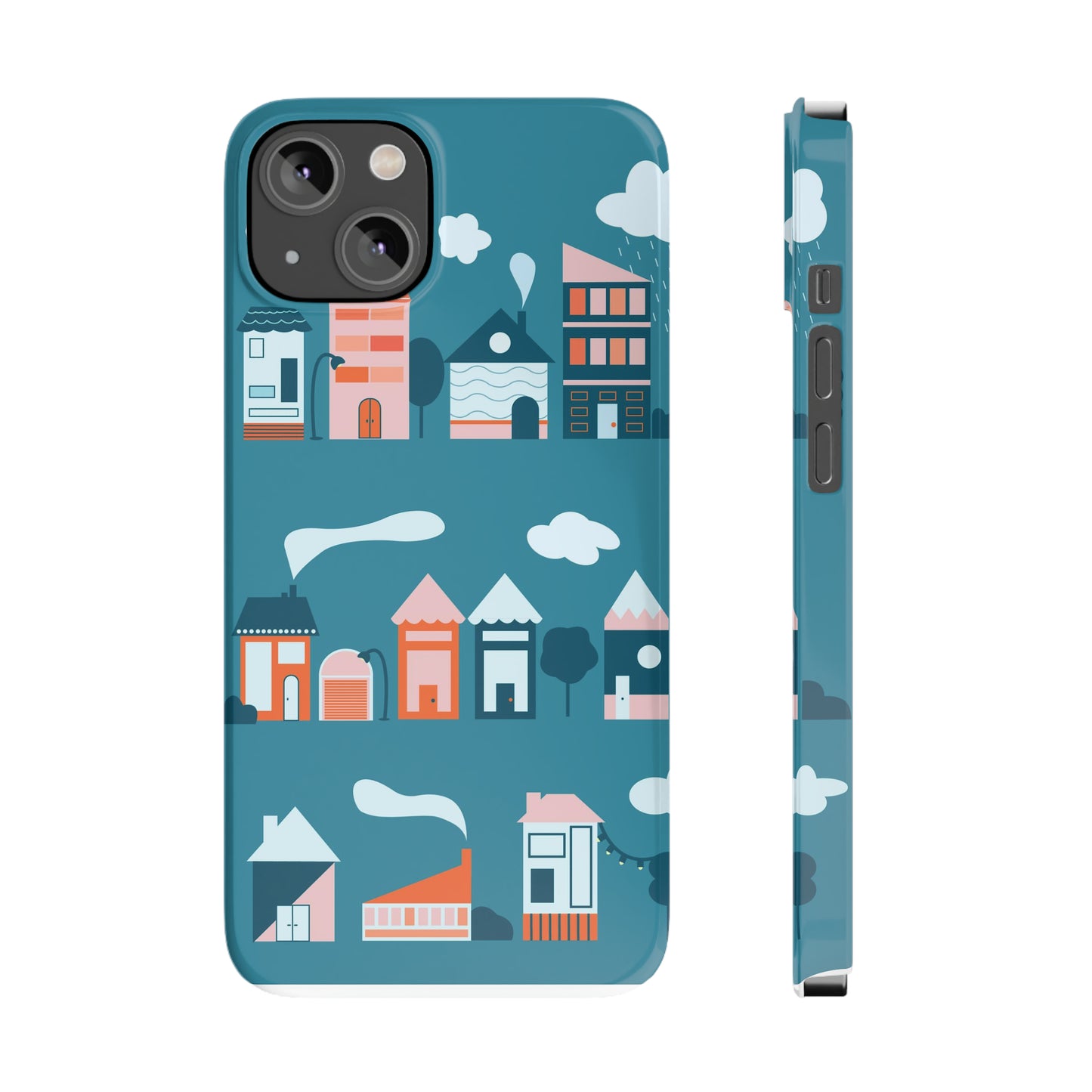 Coque pour téléphone « Blue Village »