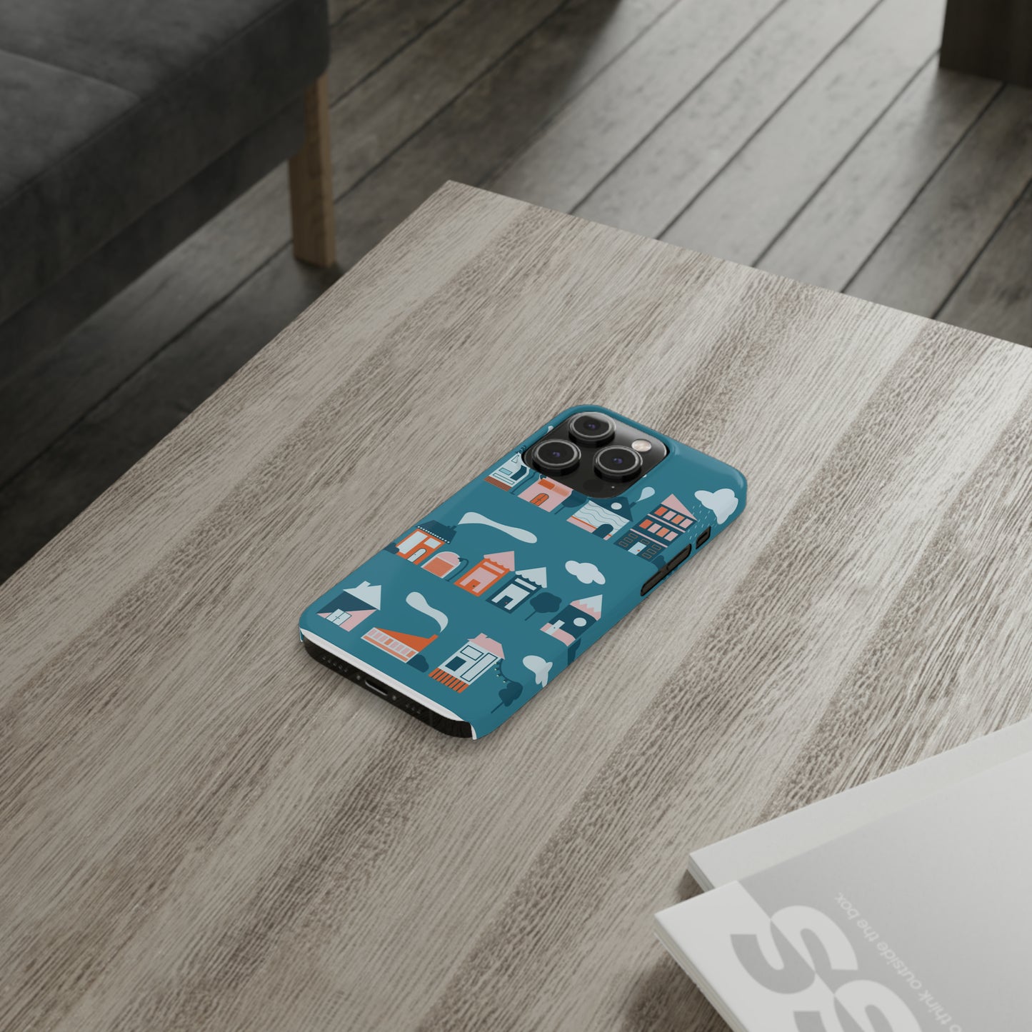 Coque pour téléphone « Blue Village »