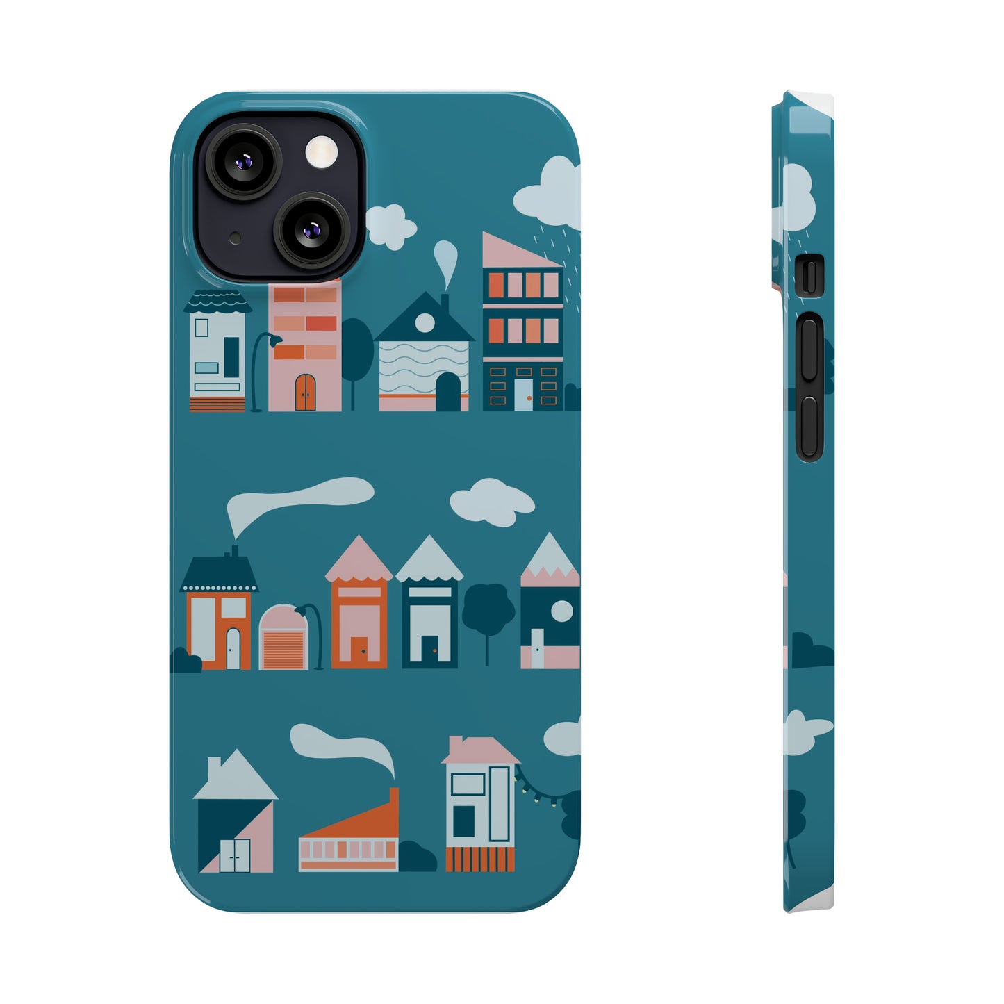 Coque pour téléphone « Blue Village »