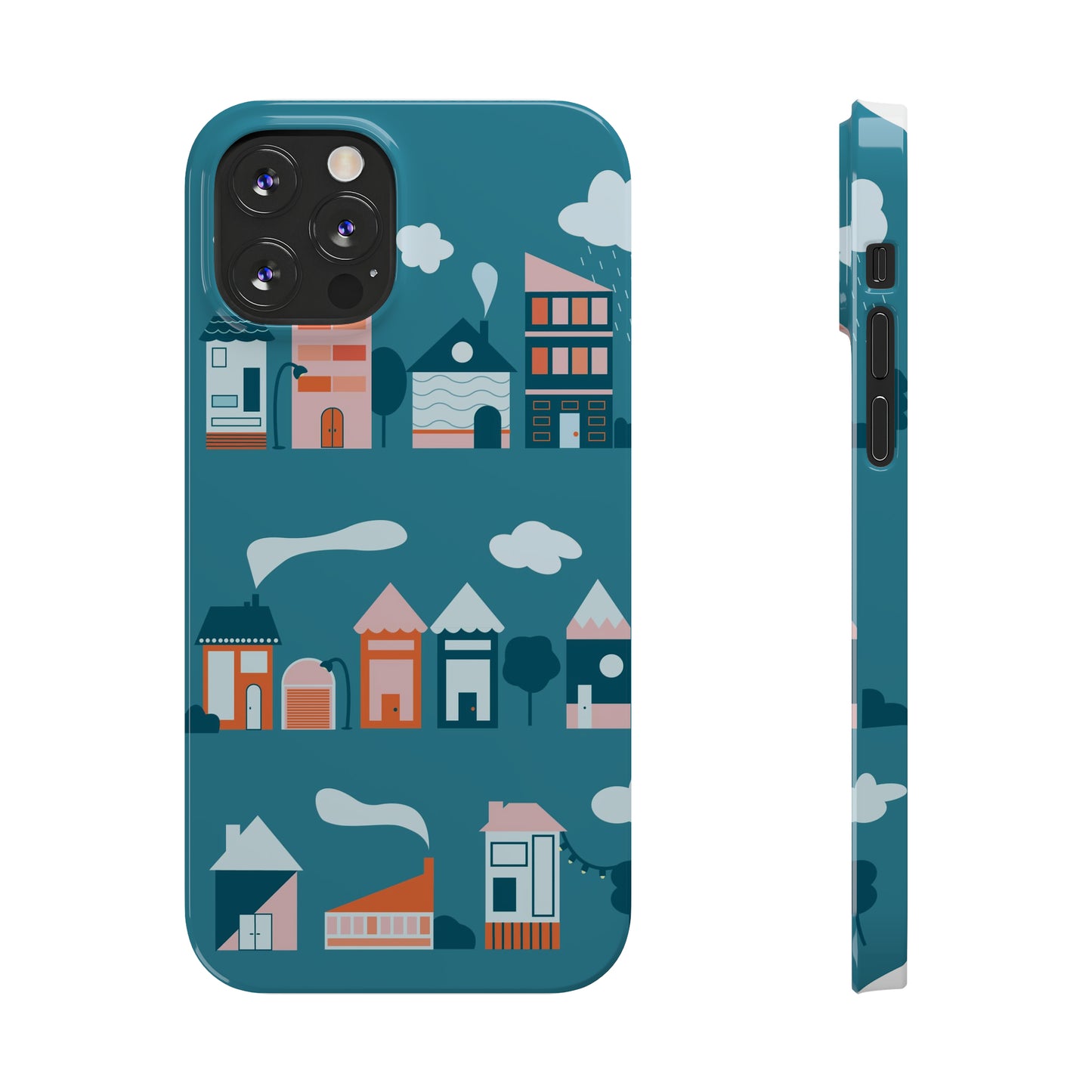 Coque pour téléphone « Blue Village »
