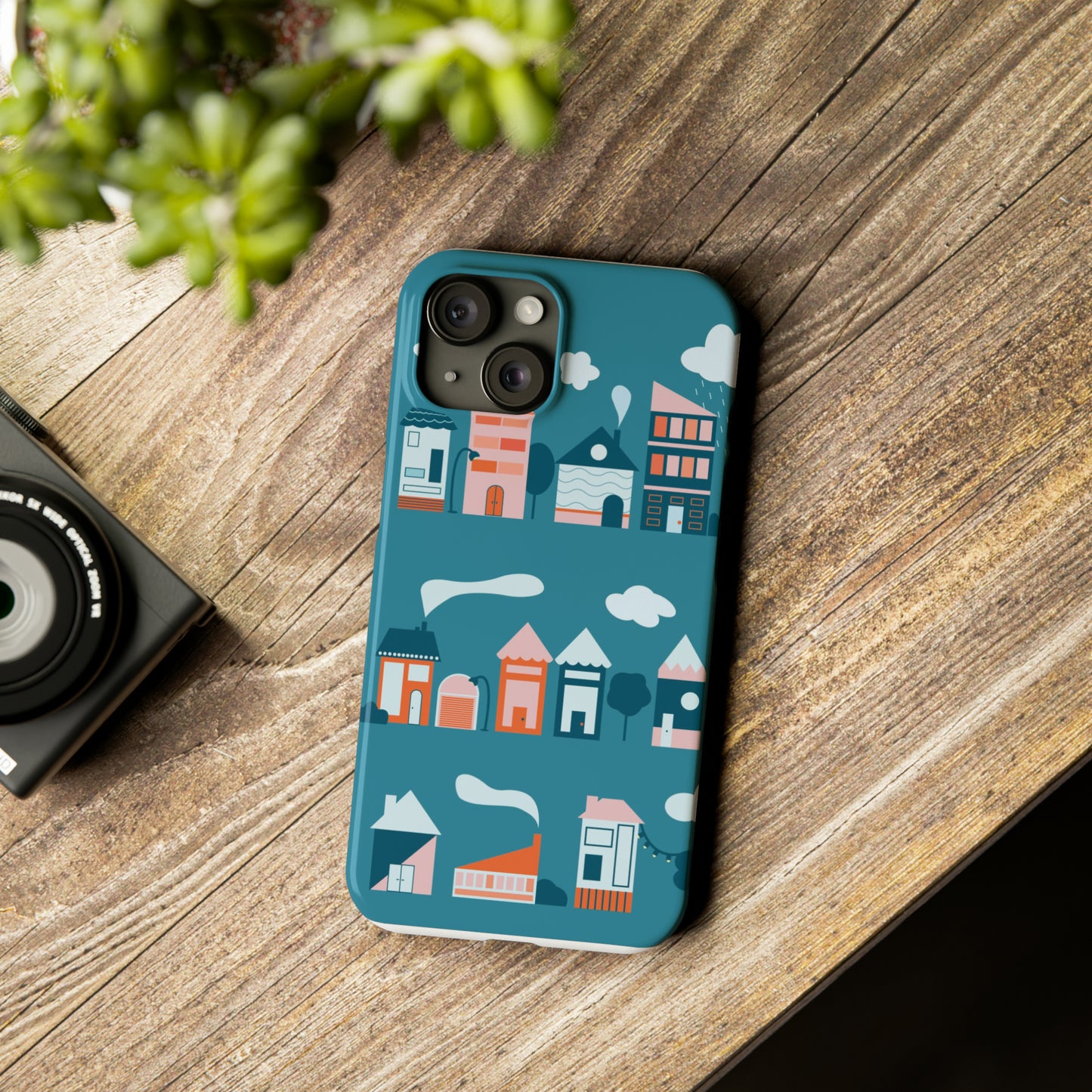 Coque pour téléphone « Blue Village »