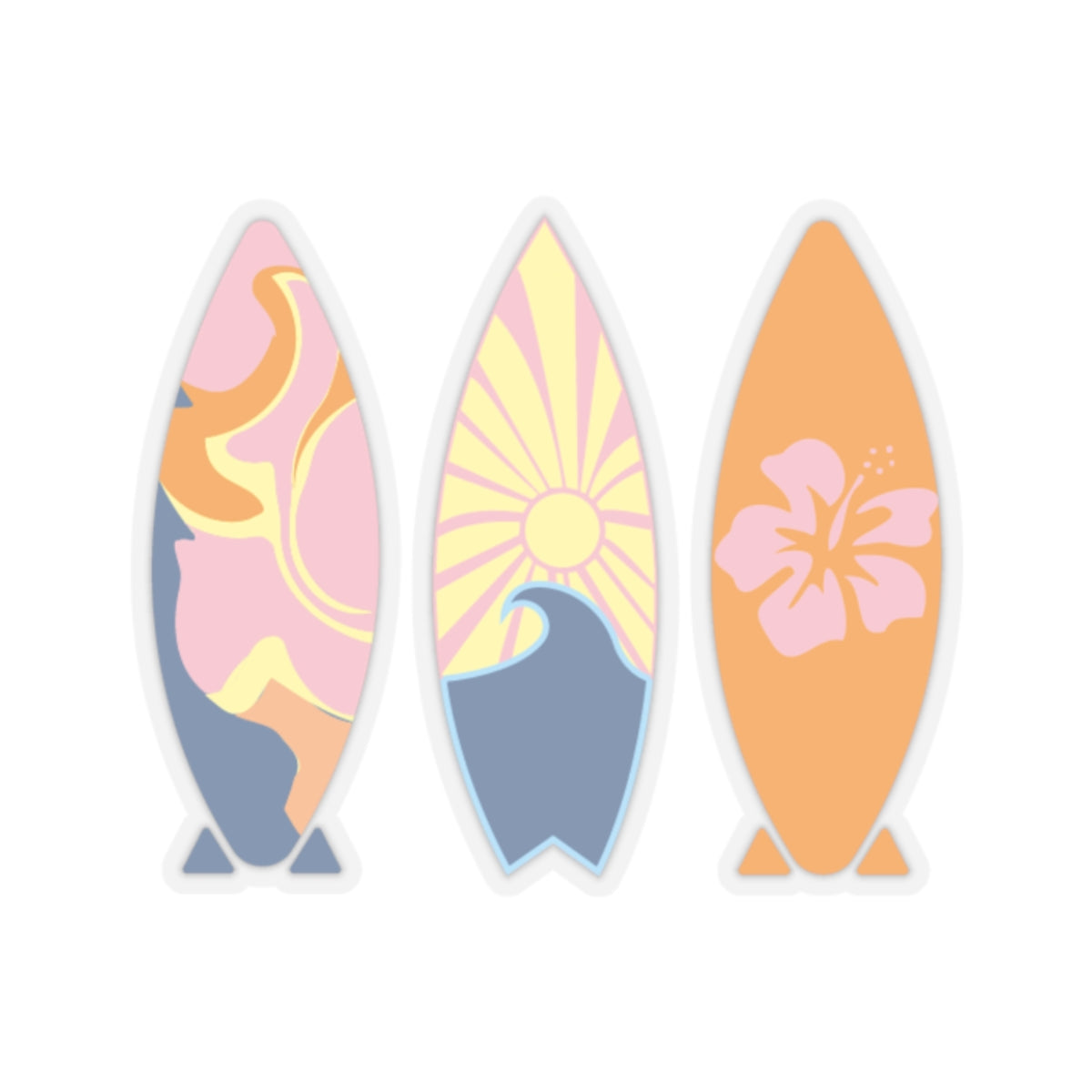 Autocollant « Sunrise Surfers »