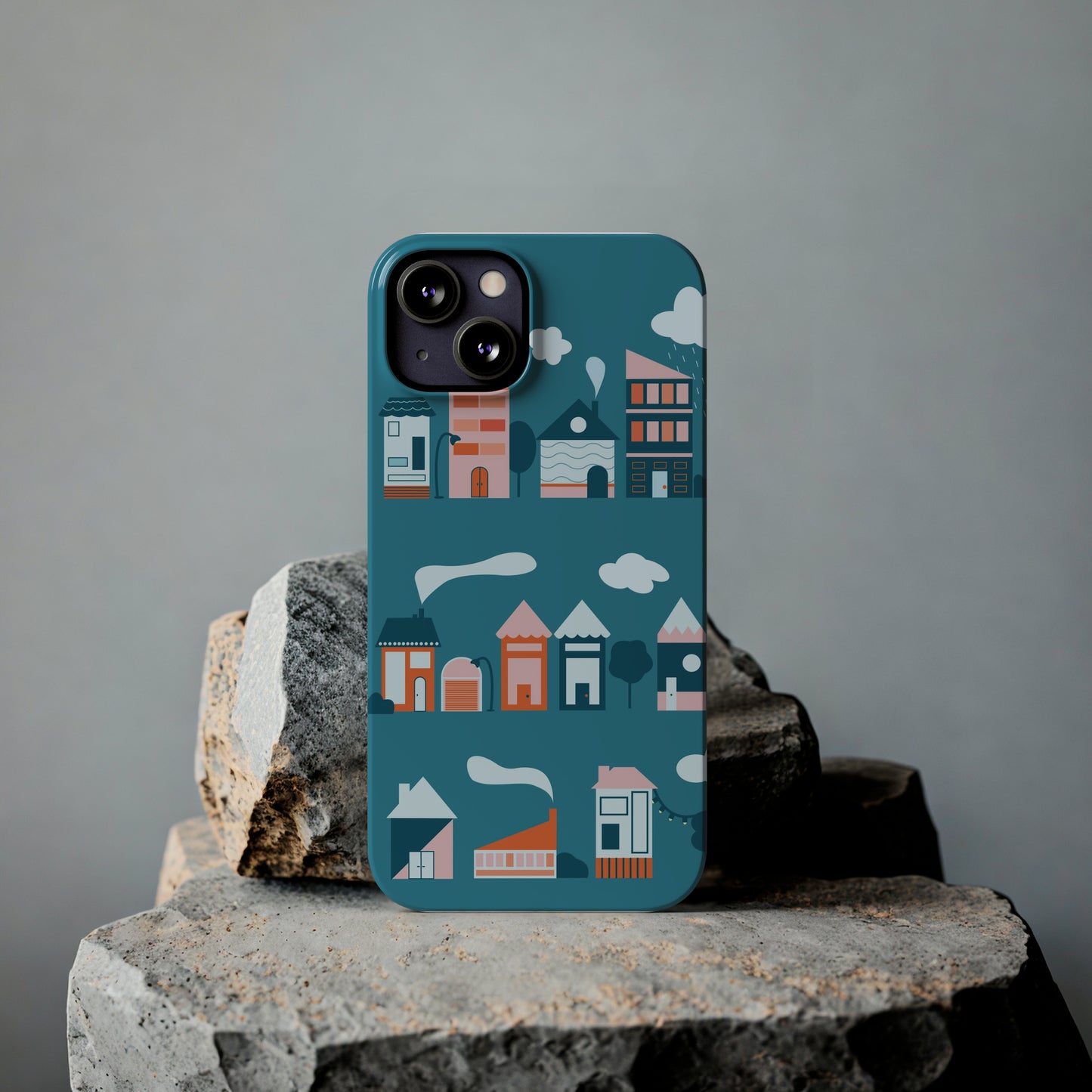 Coque pour téléphone « Blue Village »