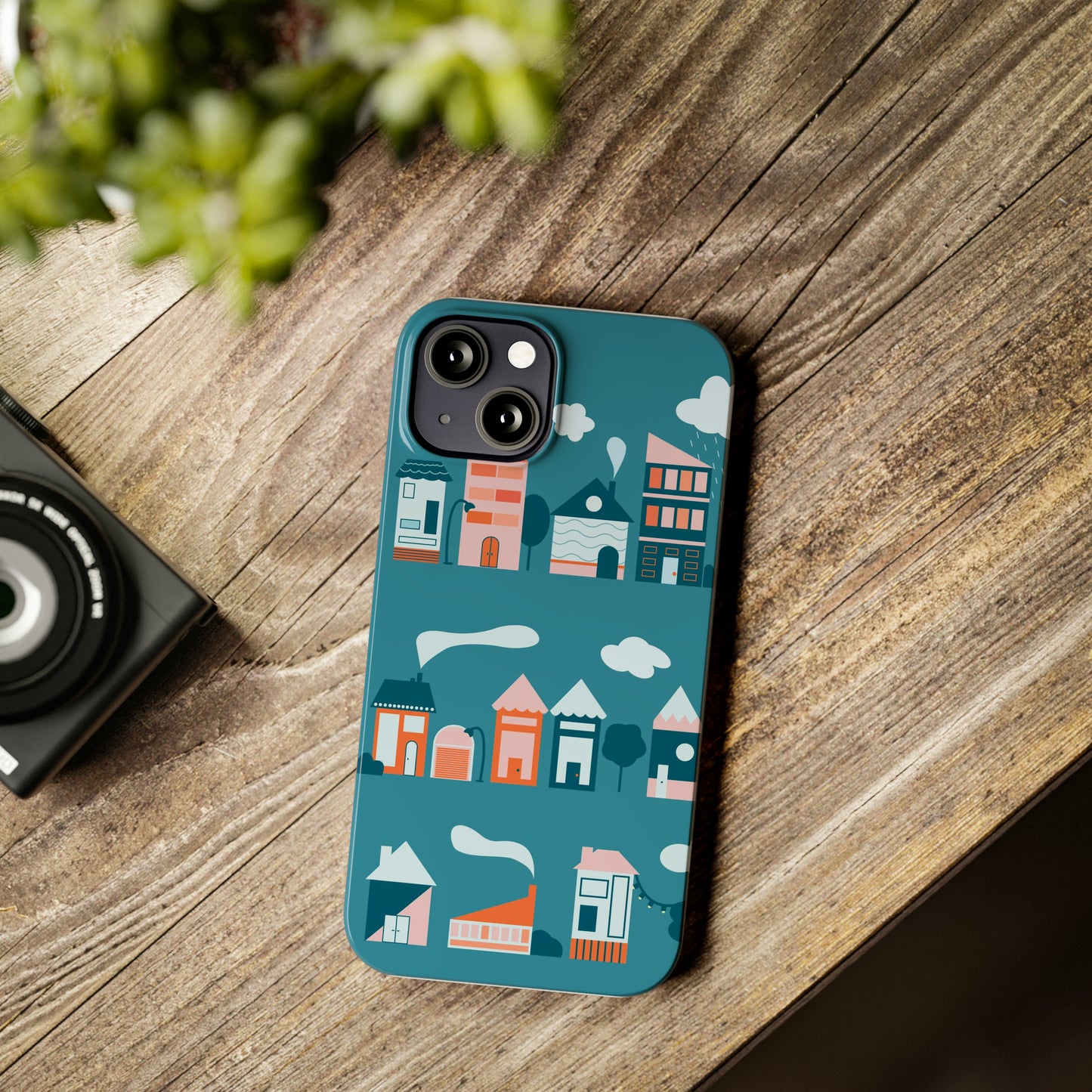 Coque pour téléphone « Blue Village »