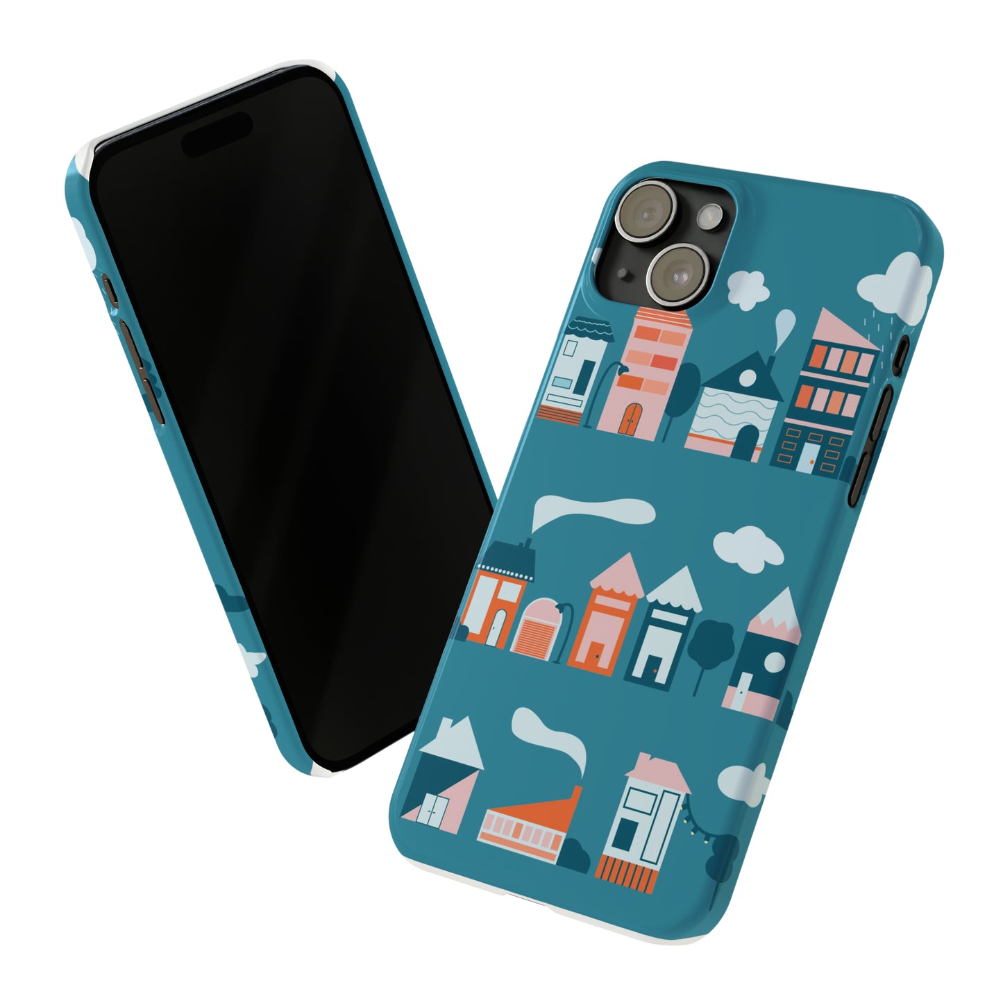 Coque pour téléphone « Blue Village »