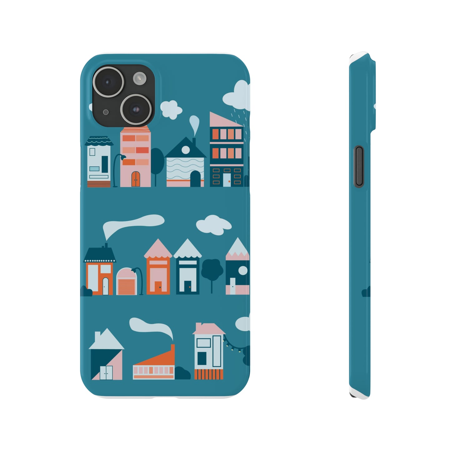 Coque pour téléphone « Blue Village »