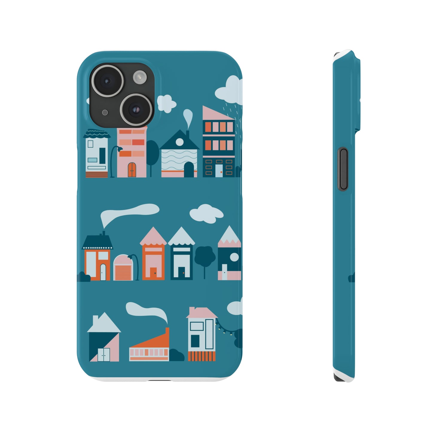 Coque pour téléphone « Blue Village »