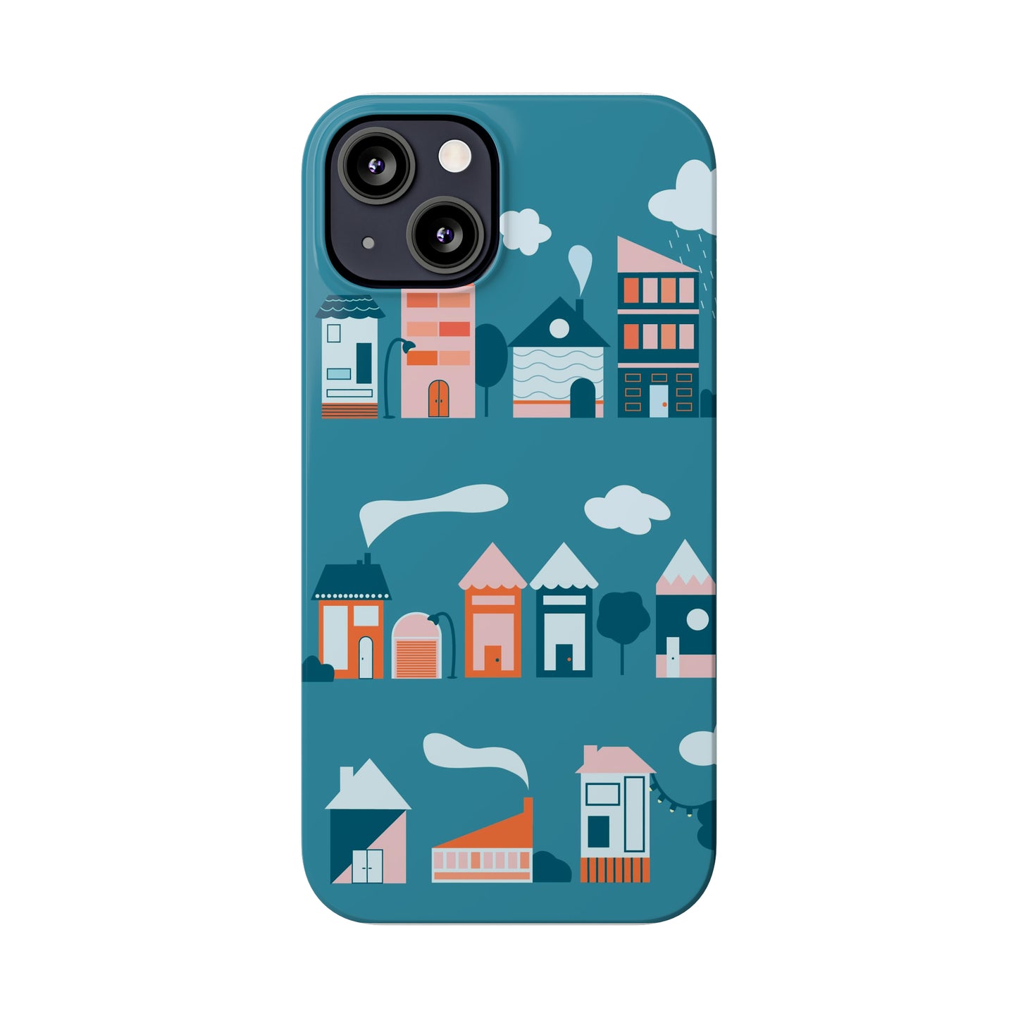 Coque pour téléphone « Blue Village »