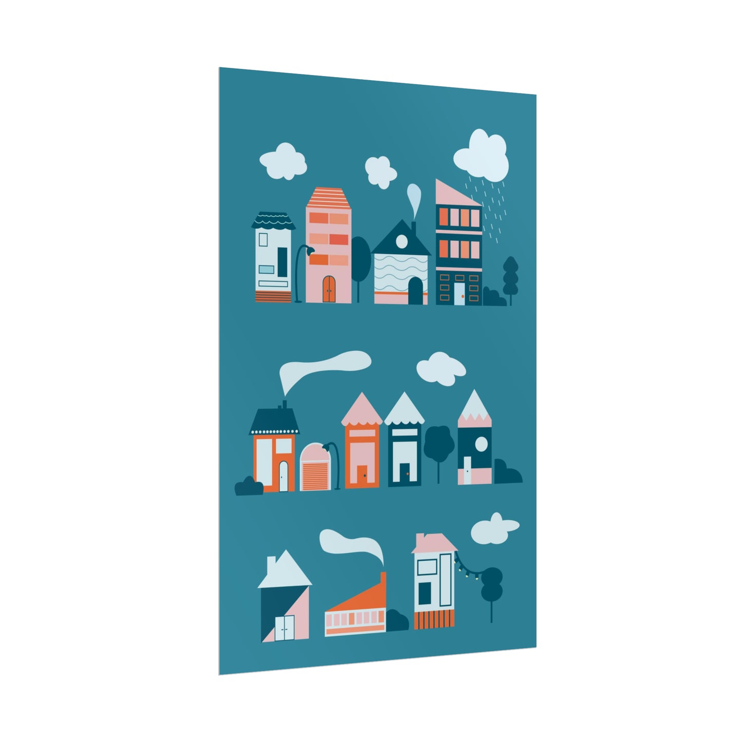 Affiche « Blue Village »