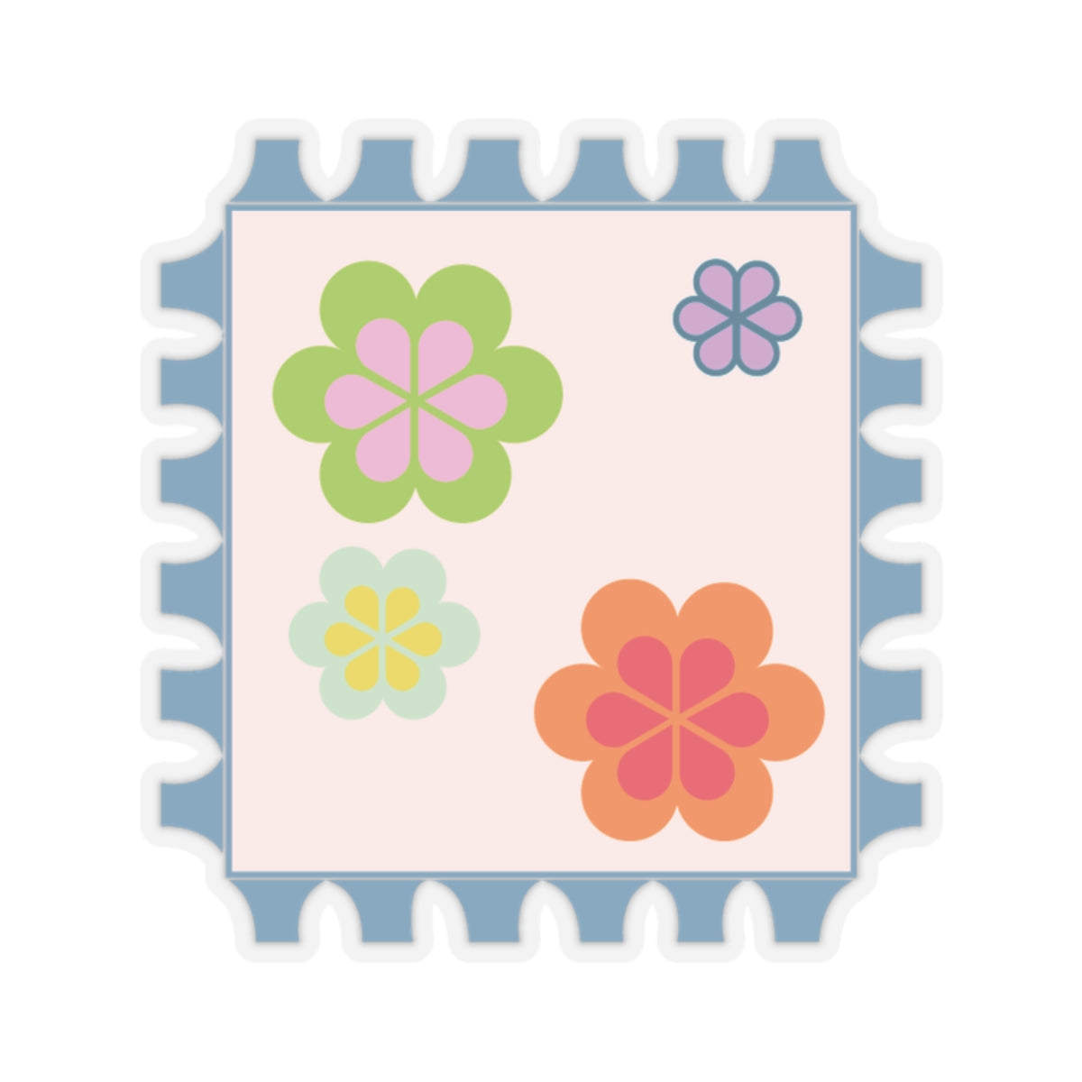 Autocollant « Flower Stamp »