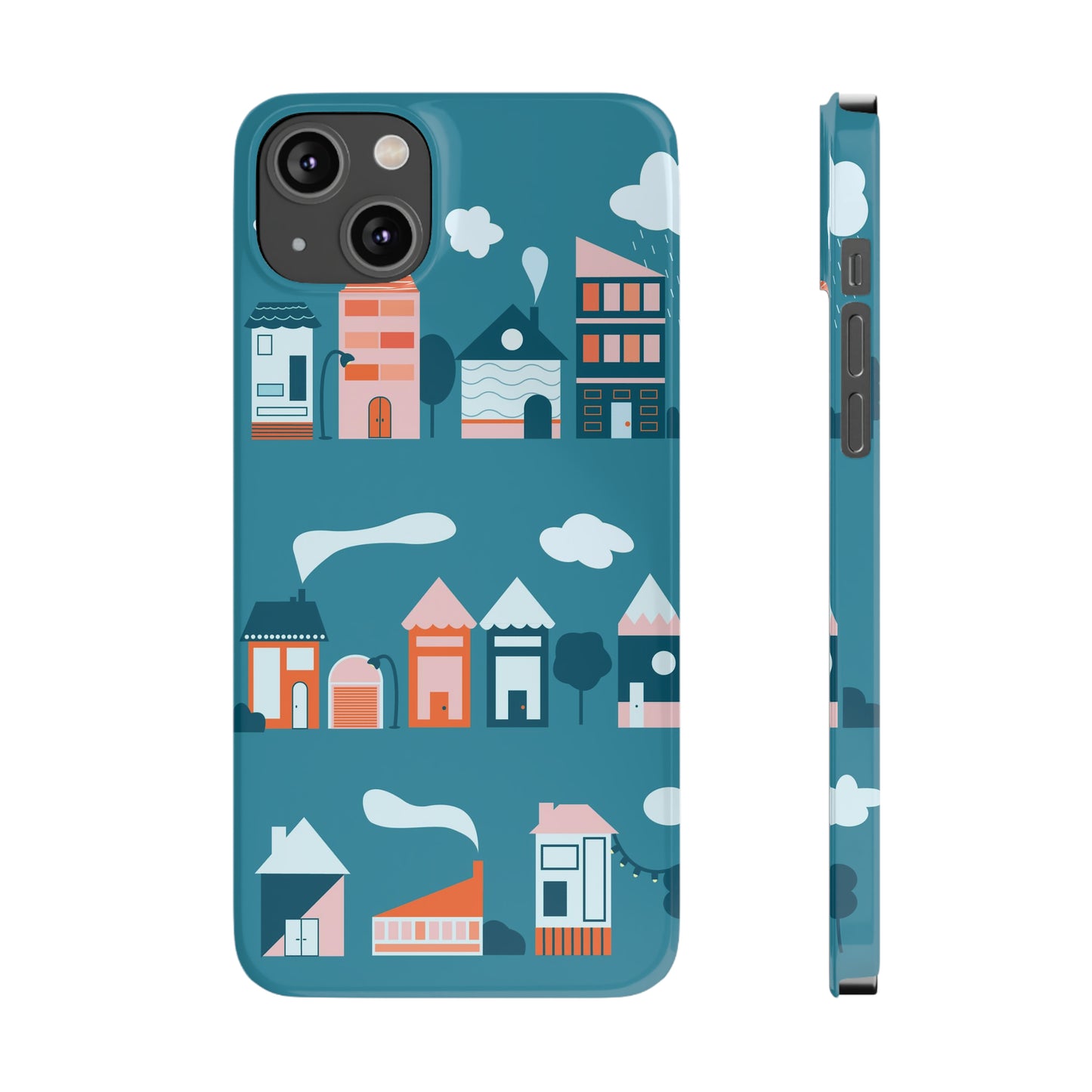 Coque pour téléphone « Blue Village »