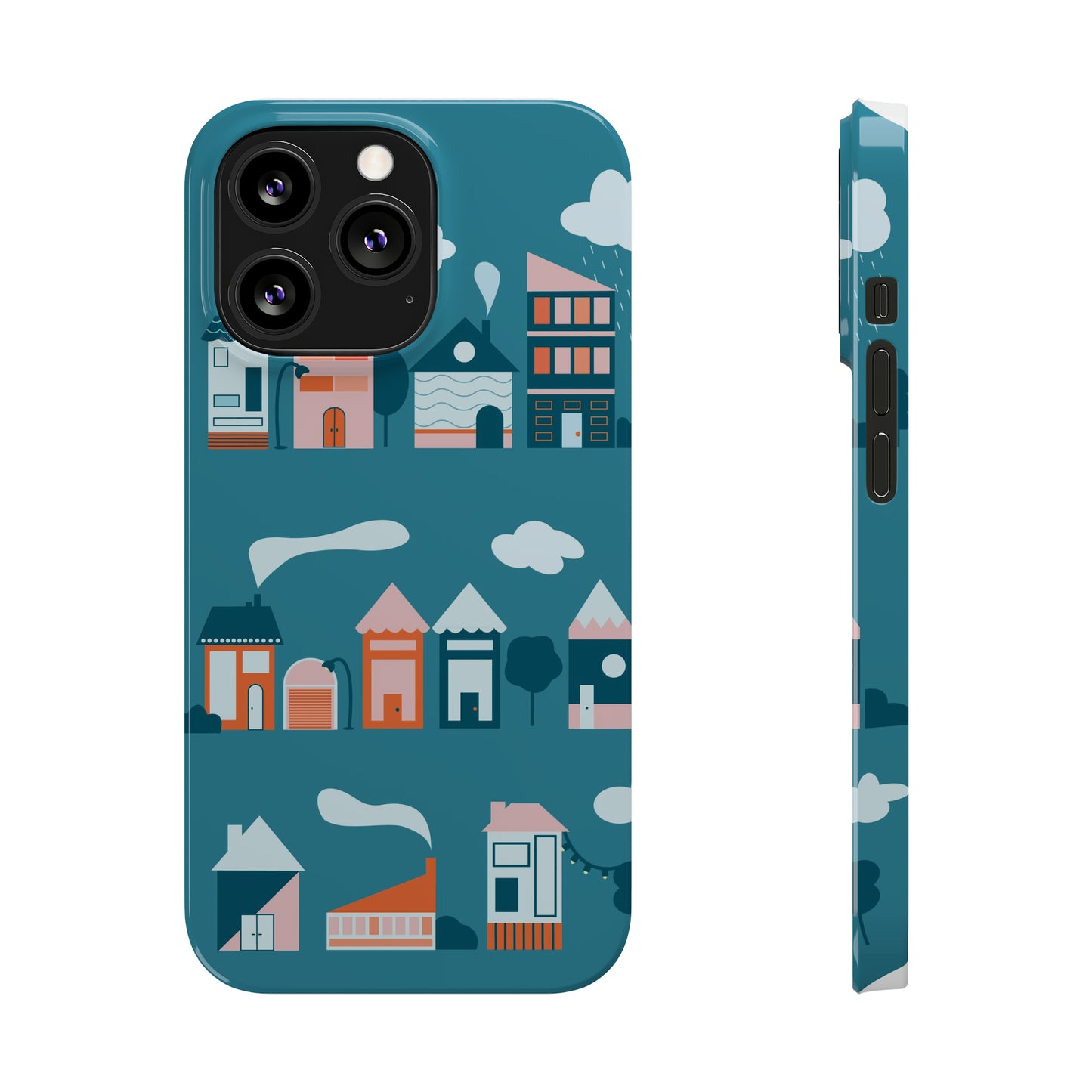 Coque pour téléphone « Blue Village »