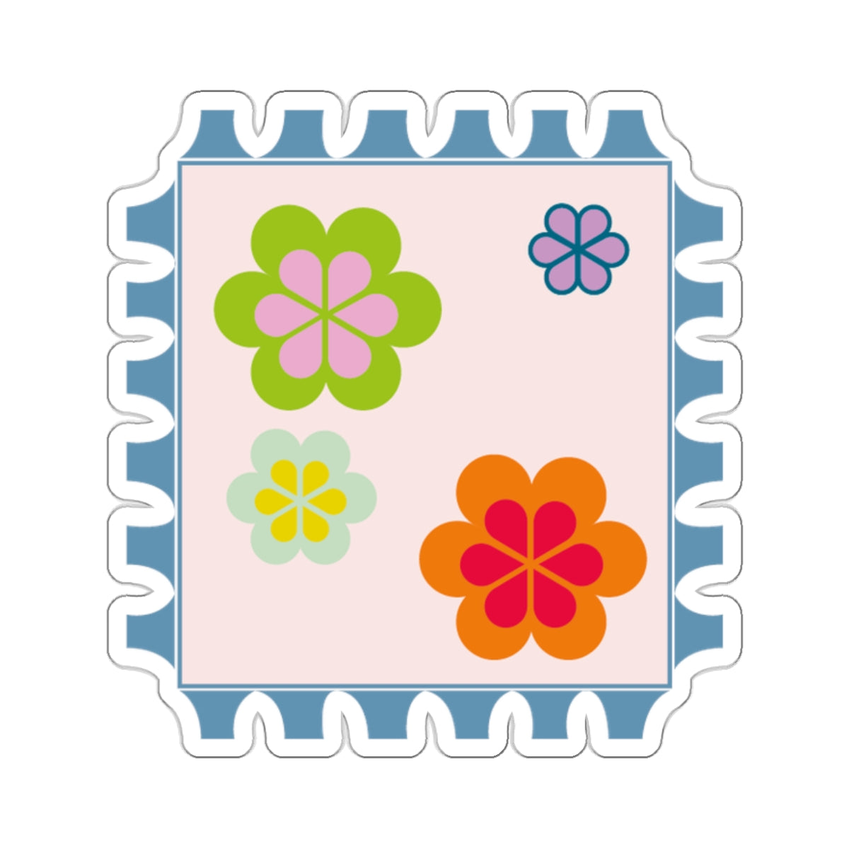 Autocollant « Flower Stamp »