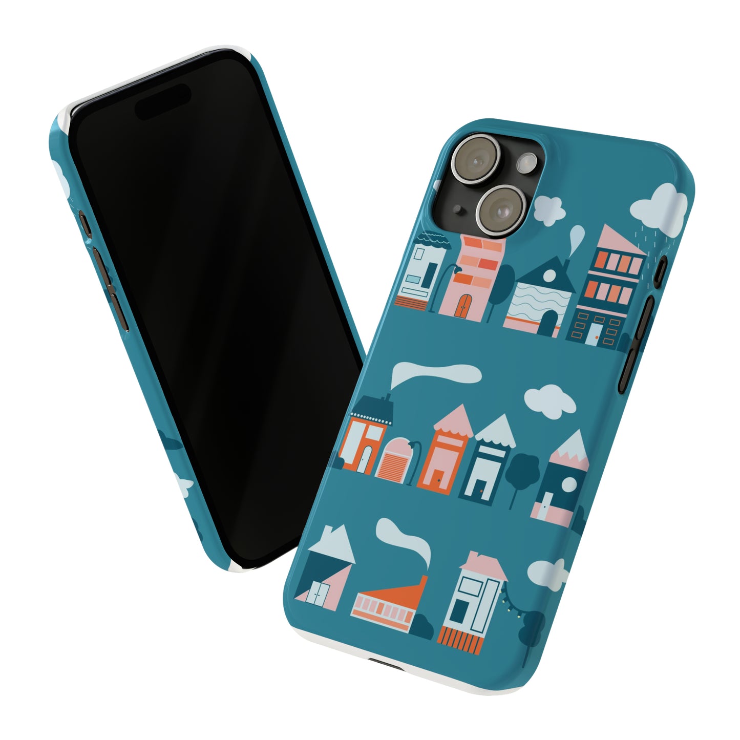 Coque pour téléphone « Blue Village »