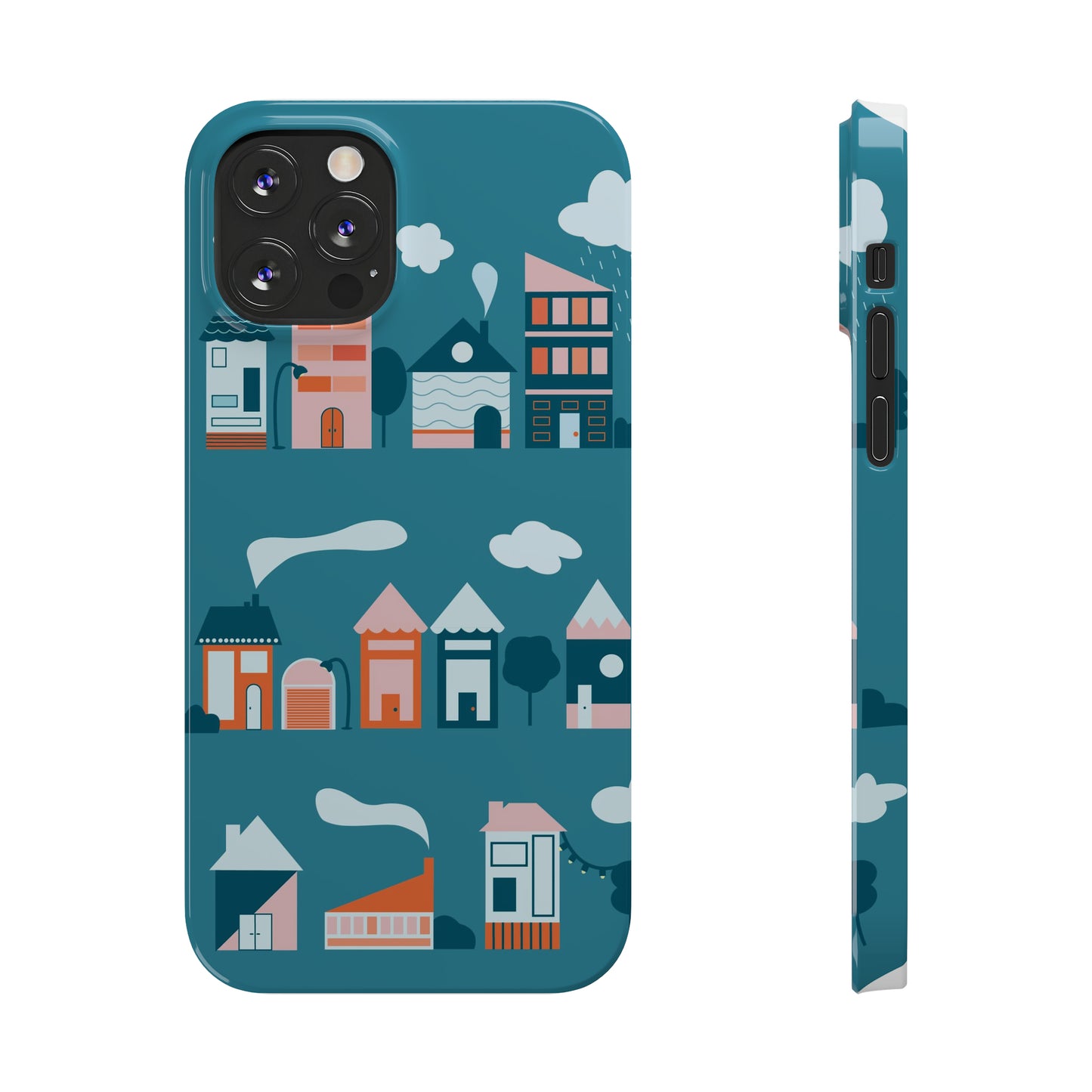 Coque pour téléphone « Blue Village »