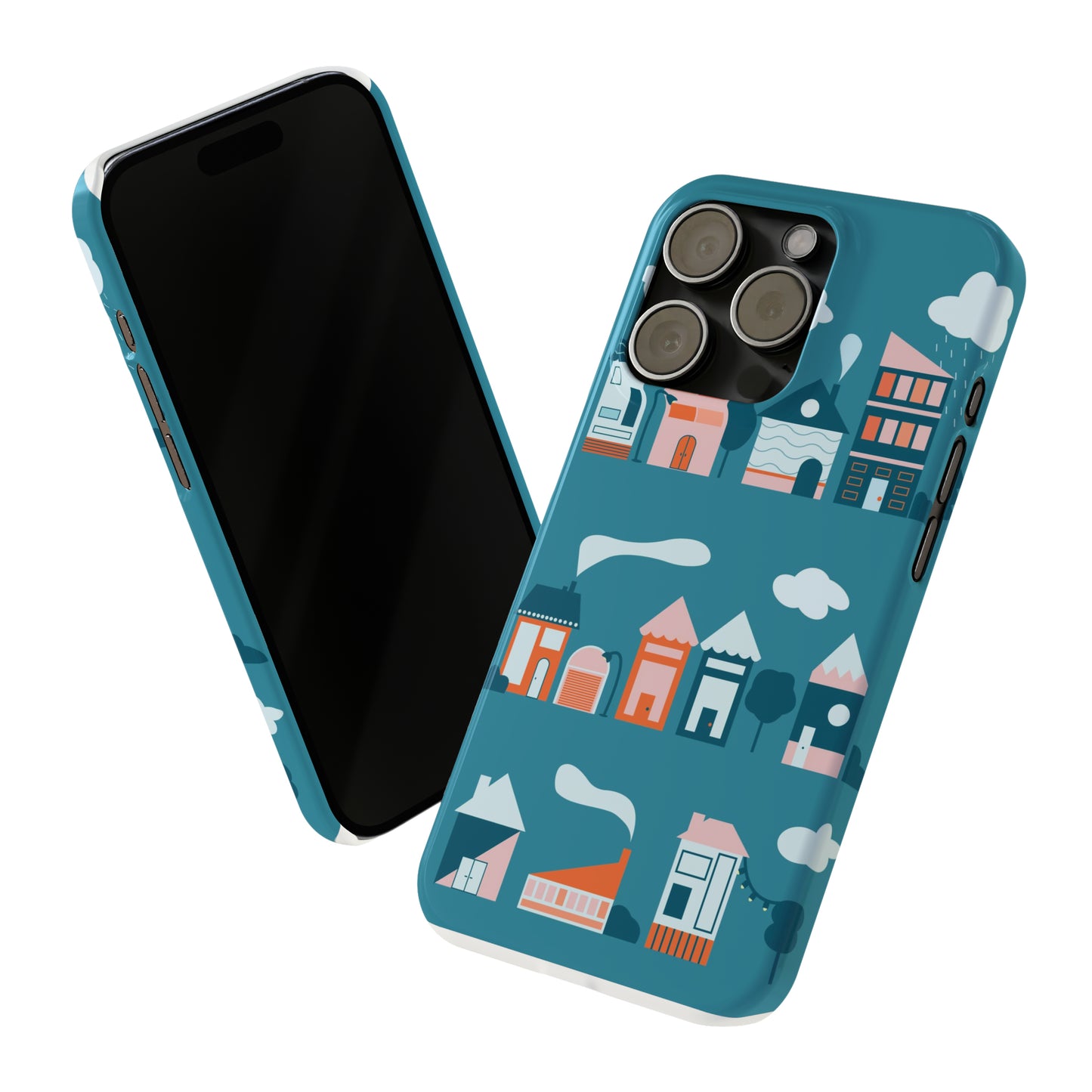 Coque pour téléphone « Blue Village »