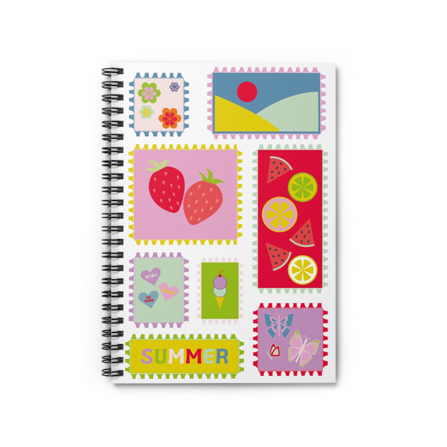 Summer Stamps Notebook