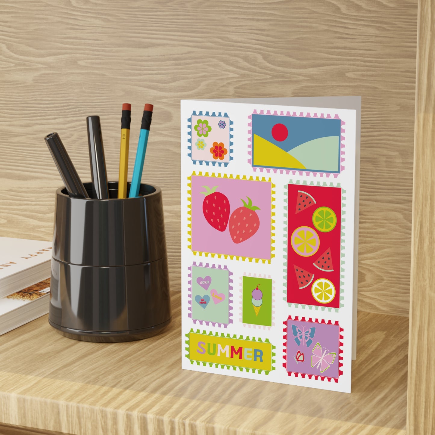 Summer Stamps Greeting Cards