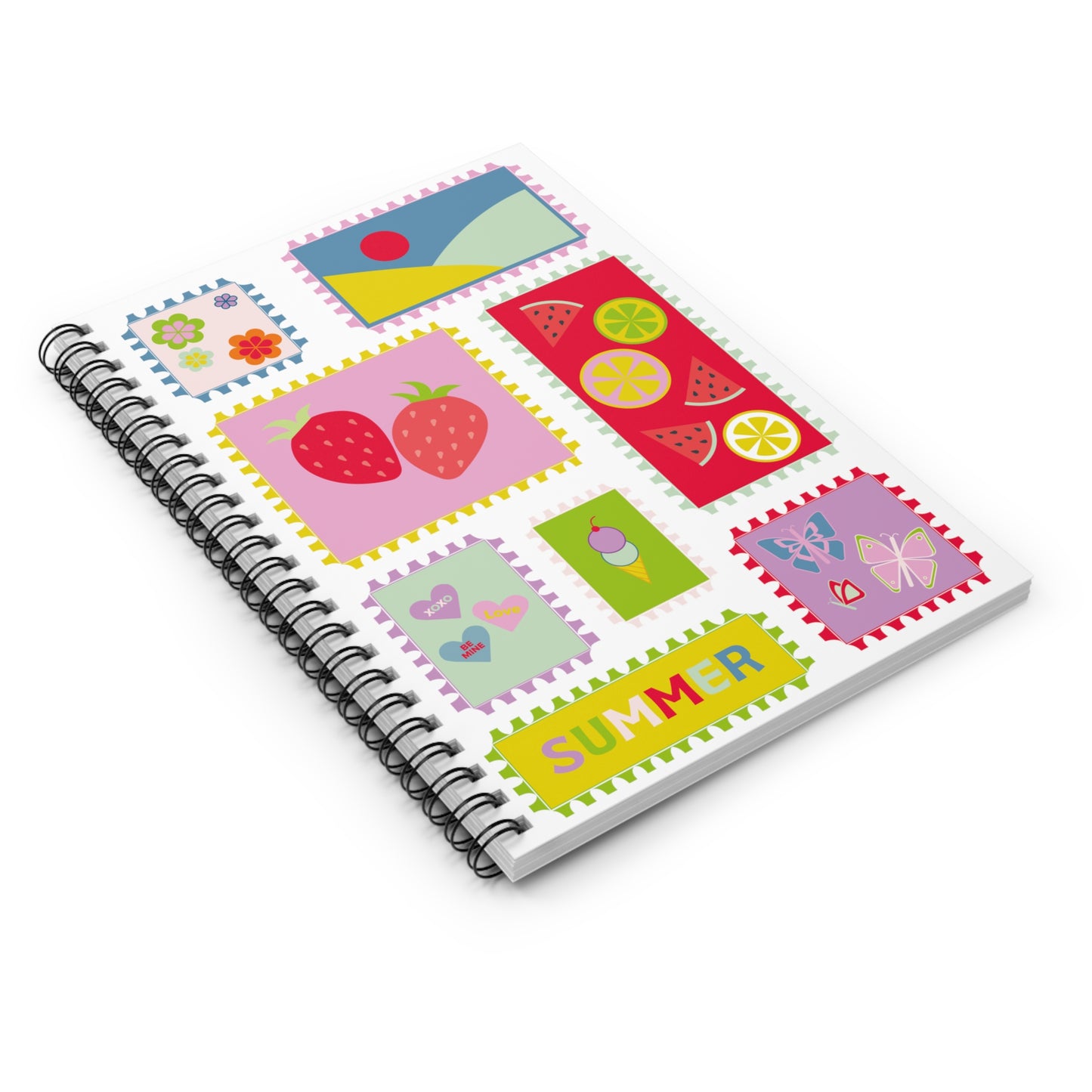 Summer Stamps Notebook