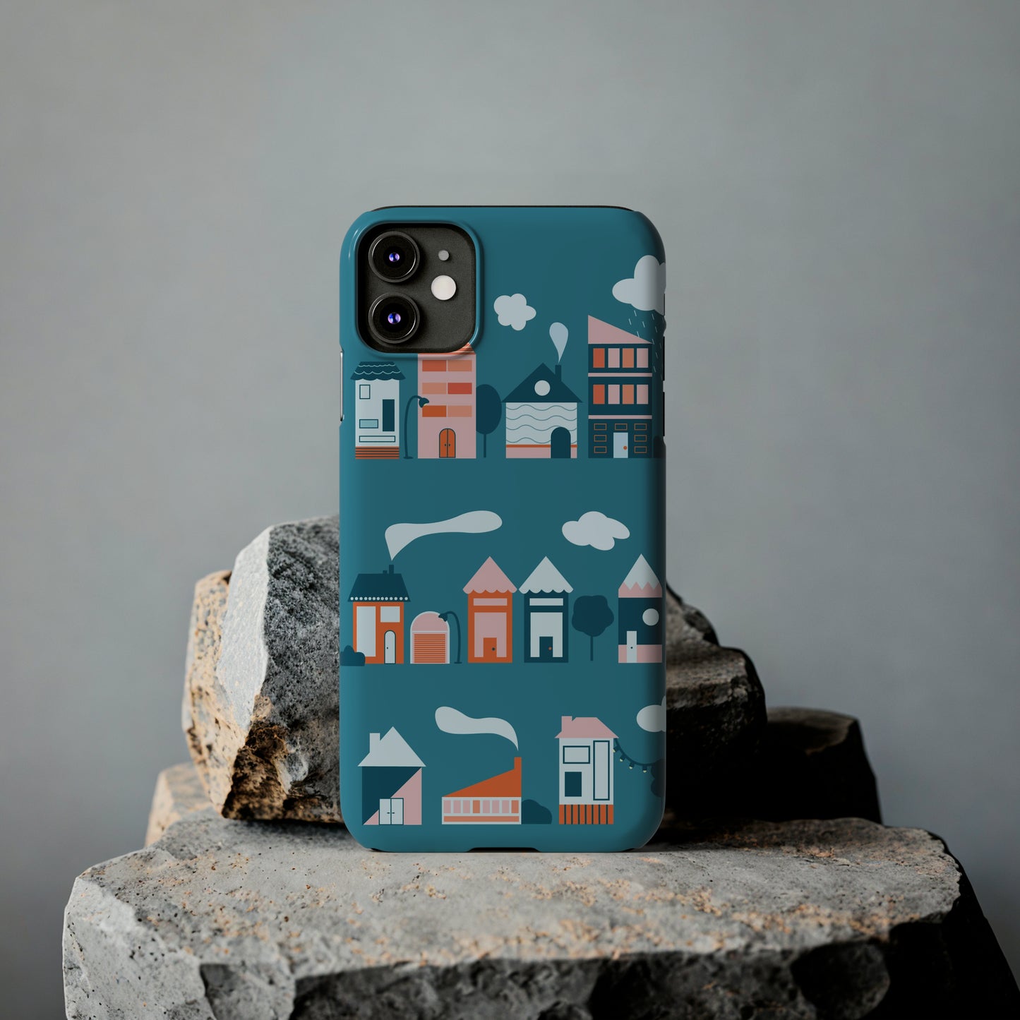 Coque pour téléphone « Blue Village »