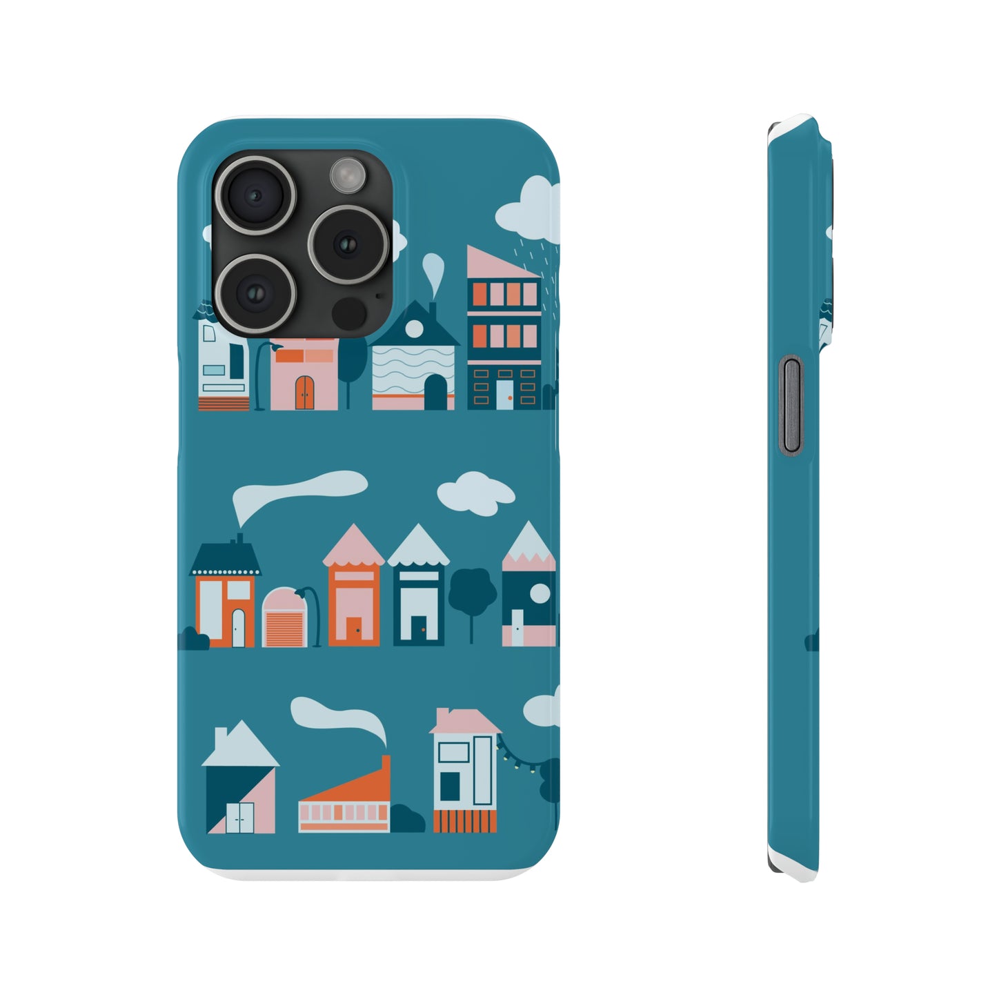 Coque pour téléphone « Blue Village »