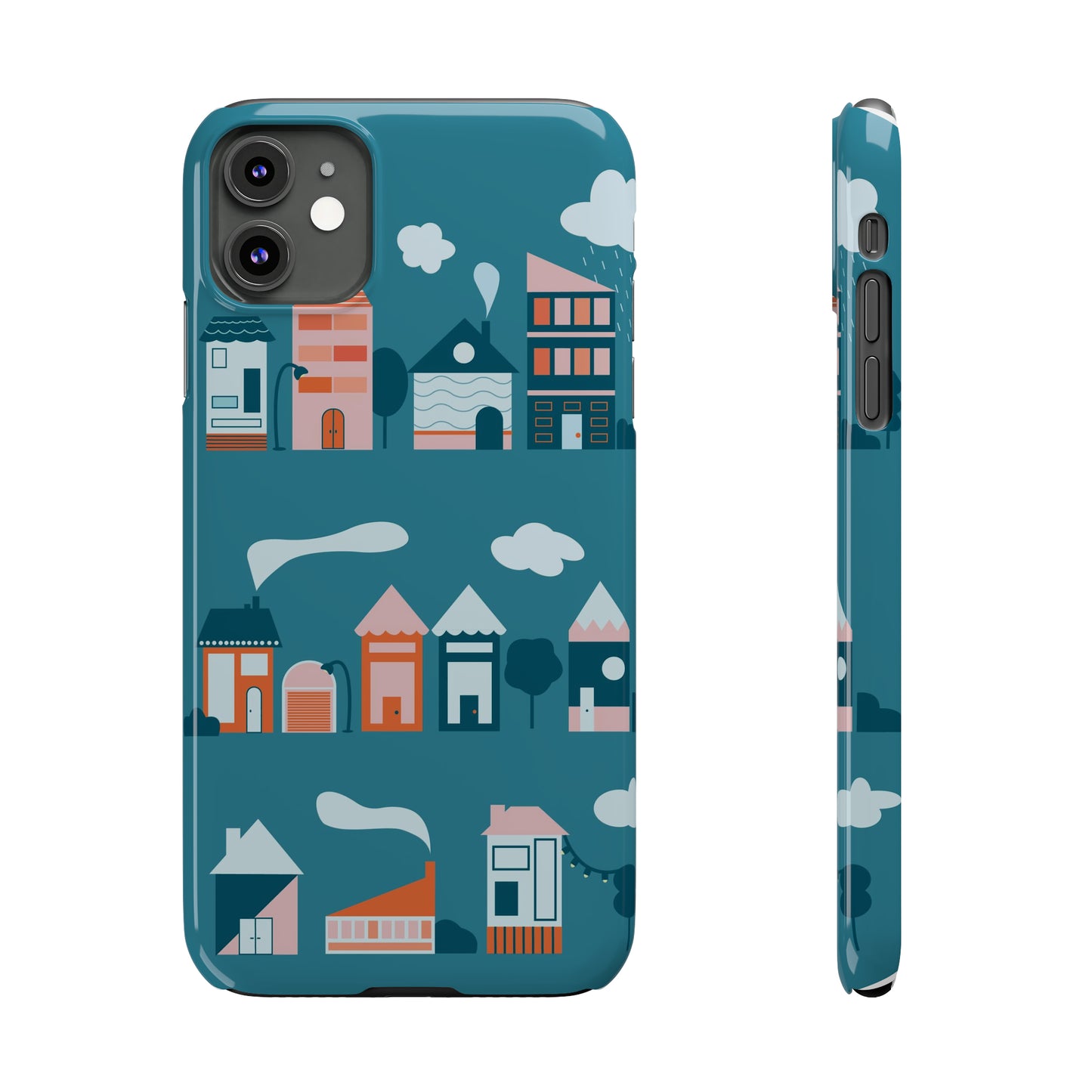 Coque pour téléphone « Blue Village »