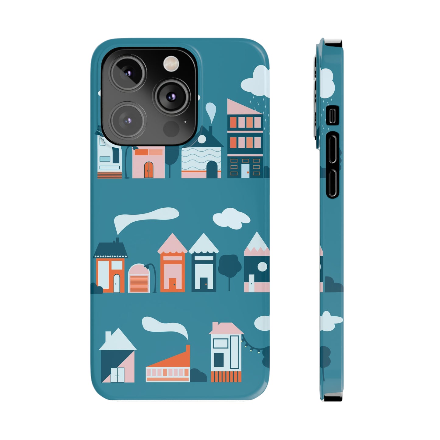 Coque pour téléphone « Blue Village »