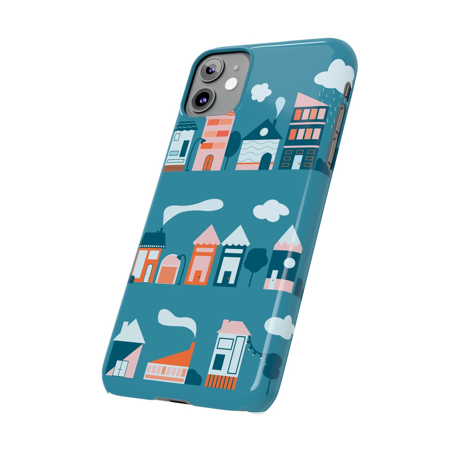 Coque pour téléphone « Blue Village »