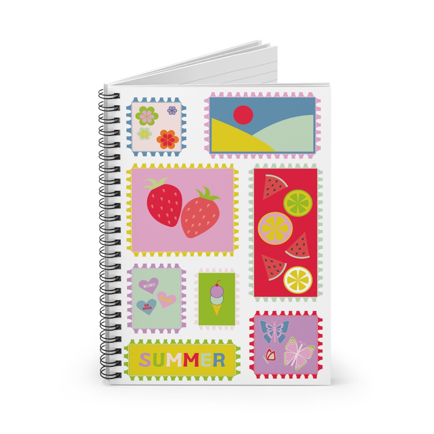 Summer Stamps Notebook