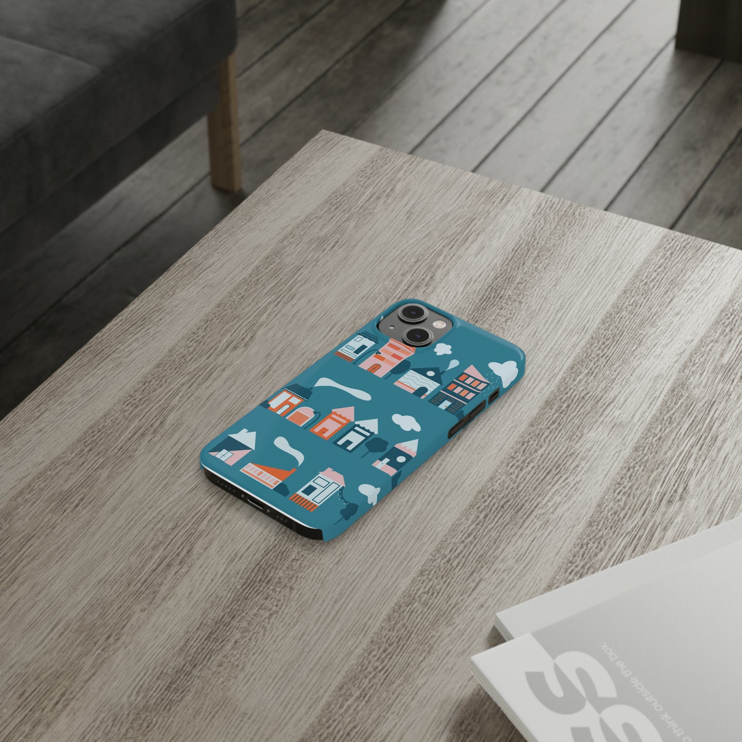 Coque pour téléphone « Blue Village »